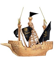 Gisela Graham Pirate Ship Peter Pan Decoration